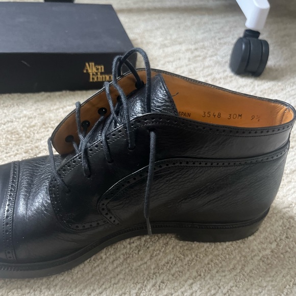 Men's Park Avenue Cap-Toe Oxford Dress Boot Size 9.5 - Picture 7 of 11